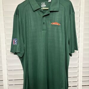 Cutter & Buck Green Polo Shirt